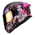 CASCO OBSIDIAN GEISHA NEGRO/ROSA/TURQUESA BRILLO
